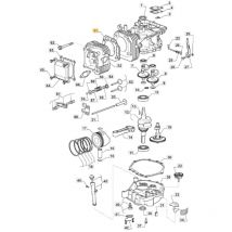 Original Stiga Zylinderkopfdichtung Motor TRE0701 Rasentraktor 118551504/0