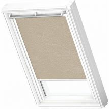 Velux - store occultant (dkl) original, cadre blanc, pour fenêtre de toit MK04 Mastic Motif Pointillé