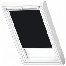 Store occultant (dkl) original, cadre blanc, pour fenêtre de toit SK08 Noir - Velux