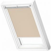 Store occultant (dkl) original, cadre blanc, pour fenêtre de toit UK08 Capuccino - Velux