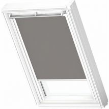 Store occultant (dkl) original, cadre blanc, pour fenêtre de toit UK04 Gris - Velux