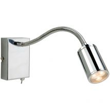 Firstlight Orion - LED 3 Light Flexi Indoor Wall Spotlight (Switched) Chrome