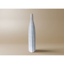 Orme - Vase soliflor en résine blanc H50 cm orme