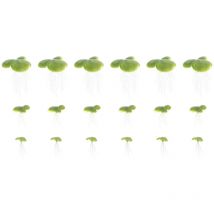 Ornement de lentille d'eau 72 pièces Mini fausse lentille d'eau Simulation décor de lentille d'eau Simulation plante flottante