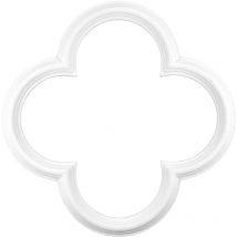 Ornement pour plafond et mur pu antichoc Hexim 50x50cm FR60