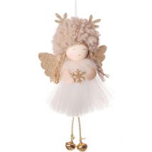 Ornements de pendentif d'arbre de Noël pendentifs d'ange de Noël, pendentif charmes d'arbre de Noël fête de Noël charmes d'arbre de Noël(chapeau de