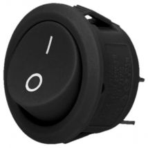 AE-13180 Interruptor Electronica Botón Redondo 230V (Negro) - Orno