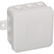 Orno - JB-13803 Caja Estanca Caja de Conexiones IP54 12 Entradas de Cable 85x85x41mm 1 ud. (Blanco)