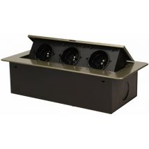 OR-AE-1336 Presa mobile a scomparsa con bordo piatto fresato (Ottone) - Orno