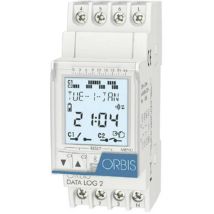 Orbis - Zeitschalttechnik Data Log 2 230 V Timer Per Guida Din Digitale 250 V/ac