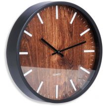 Horloge murale, cadran en bois, Ø 25cm