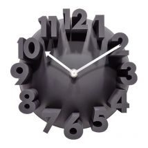 Aiperq - Orologio da parete in legno da 10 pollici, orologio da parete silenzioso, pendolo moderno da parete silenzioso, orologio da parete rotondo