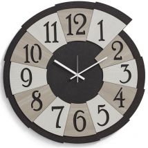 Orologio rotondo da parete legno laminato D30 cm rsn - spicchio