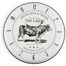 Versa - Upington Orologio da parete Decorativo per cucina, soggiorno, sala da pranzo o camera da letto, Misure (a x l x l) 61,5 x 5 x 61,5 cm,