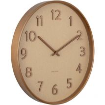 Orologio rotondo in legno Grana pura 40 cm