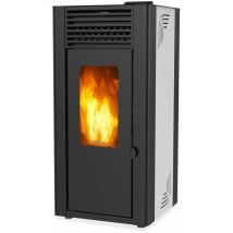 11,9 kw weißer holzpelletofen - Supra - orphee 12 blanc