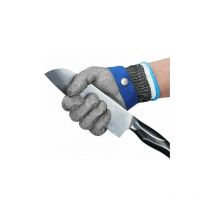 oRskBm Gants résistants aux coupures, gants de boucher en acier inoxydable, gants de protection de travail de classe 5 (XL un gant)