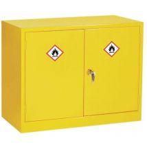 Signs & Labels Mini Flammable Liquid Storage Cabinet - 610 x 915 x 457mm (Hxwxd)