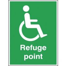 Sitesafe 400 x 300mm Refuge Point Outdoor Sign