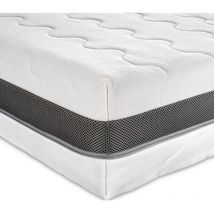 Orthopädische Matratze 120x200 H4 H3, Höhe Ca. 18cm, 7 Zonen Kaltschaummatratze 120x200 Mit Aloe Vera Veredeltem Doppeltuchbezug