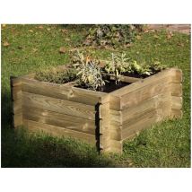 Ortolegno orto pensile da appoggio cm.100x100x42h - Salone