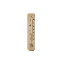 Wand-/Gartenthermometer Holz 20 cm.