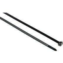 Hellermanntyton - Cable Ties, Black, Nylon, for Thin-walled Bundles, 245 x 4.6mm, - Black