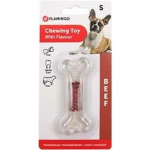 Jouet os transparent tpr saveur Boeuf Taille : m