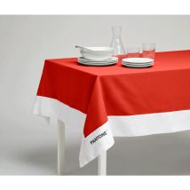 Osama Home Pantone - Tovaglia Rettangolare 6 Posti 140x180 cm, 100% Cotone 220 gr. - Rosso