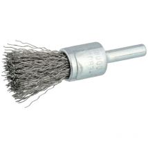 Osborn - Brosse pinceau, fil ondulé 25 mm avec tige de 6 mm, pour perceuses et autres outils électriques à grande vitesse - 5091630002