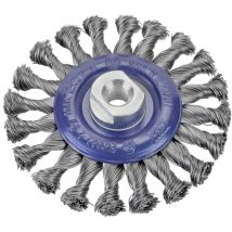 Osborn - Geflochtene Stahlrundbürste mit M14 Mutter ø 125 mm und ø 0,50 mm Besatz 1402631151