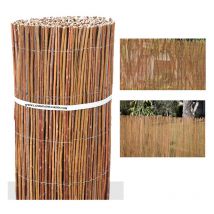 Suinga - Canisse en Osier Brise-Vue Balcon 1,2 x 5 m, dissimulation 85%, cousu avec du fil galvanisé de 1 mm d'épaisseur
