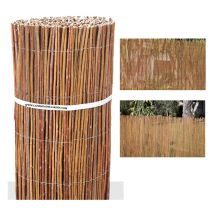 Suinga - Canisse en Osier Brise-Vue Balcon 2 x 5 m, dissimulation 85%, cousu avec du fil galvanisé de 1 mm d'épaisseur