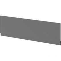 Oslo - Gloss Grey mdf 1800mm Front Bath Panel