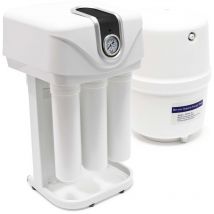 Naturewater - Equipo de ósmosis inversa 5-Etapas 180l/día Bomba e indicador presión Filtración agua