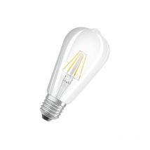 Ampoule variable led clair edison E27 730 Lm 60 w blanc chaud - Osram