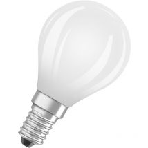 Osram - dalla classica forma mini sferica, con filamento led decorativo dal design satinato, classe di efficienza energetica a, E14, 1,2 w, 255 lm,