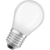 Osram - dalla classica forma mini-sferica, con filamento led decorativo dal design satinato, classe di efficienza energetica a, E27, 1,2 w, 255 lm,