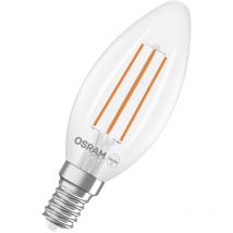 Led Superstar Classic LED-Lampe b 40 in klassischer Minikerzenform, klarer Glaskörper, 2.2 w, 470 lm, E14 Fassung, 2700 k für warmweißes Licht, eek