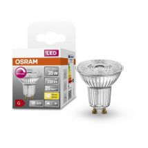 Riflettore a stella Lampada led, GU5.3-base vetro trasparente ,Bianco freddo (4000K), 345 Lumen, sostituzione delle lampade 35W, non dimmerabile,