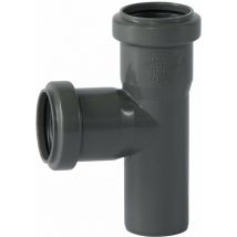 Ostendorf 171400 HTSafe Rohr Abzweig Abzweigung DN40/40/87 Grad Abflussrohr grau