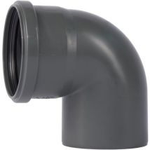 Coude 87° DN110 – Raccord d'évacuation PVC – Polypropylène homopolymère (PP-H) – 25 ans de garantie