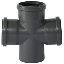 Ostendorf 174900 Doppia derivazione, Grigio, DN90/90/90/87 Grad