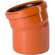Coude d'évacuation PVC 160 mm 15° – Raccord d'évacuation – Ostendorf – STABILO-SANITAER