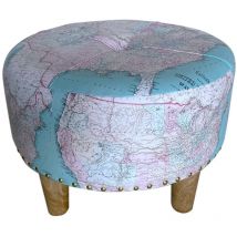 Signes Grimalt Sgabello di mobili White Ausiliary World Mundo sgabello 48x48x33cm 24861