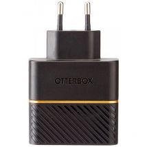 Otterbox - eu Chargeur Mural 2 Ports, 30W, usb-c pd 18W + usb-a 12W, Fast Charger pour Smartphone et Tablette, Testé Contre Les Chutes, Robuste,