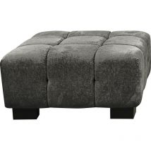 Ottomane 'Foch' - 84 x 84 x 43 cm - Grau