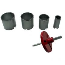 Silver - Otwornice wolframowe 4cz./argento/33-73mm/