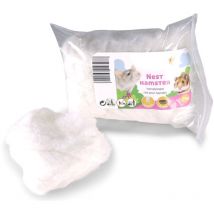 Lit douillet Ouate blanche pour lit hamster 25 g rongeurs Animallparadise