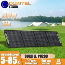 Oukitel Pv200 200w Portable Foldable Solar Panel